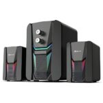 XTRIKE ME Stereo 2.1 Gaming Computer Speaker Set SK-612 Black - imagine 2