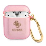 Guess GUA2UCG4GP AirPods cover pink Glitter Collection
