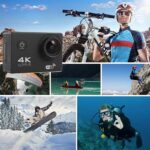 Extralink Action Camera H9S Black | Camera | 4K 30fps, IP68, 2.0" screen, Wi-Fi, USB, mini HDMI - imagine 3