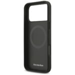 Case Mercedes Leather Large Laurel Leave MagSafe for iPhone 17 Pro Max antracyt - imagine 7