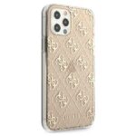 Guess GUHCP12LPCU4GLGO iPhone 12 Pro Max6,7"gold hard case 4G Glitter - imagine 4
