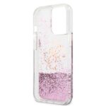 Guess GUHCP13LLGPEPI iPhone 13 Pro / 13 6,1" pink hardcase Peony Liquid Glitter - imagine 7