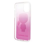 Karl Lagerfeld KLHCN61TRDFKPI iPhone 11 6,1" / Xr pink Gradient Ikonik Karl - imagine 4