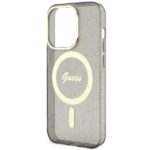 Guess GUHMP14LHCMCGK iPhone 14 Pro 6.1" black hardcase Glitter Gold MagSafe - imagine 6