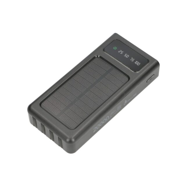 Extralink EPB-092 20000mAh Black | Powerbank | Solar Power bank, USB-C - imagine 9