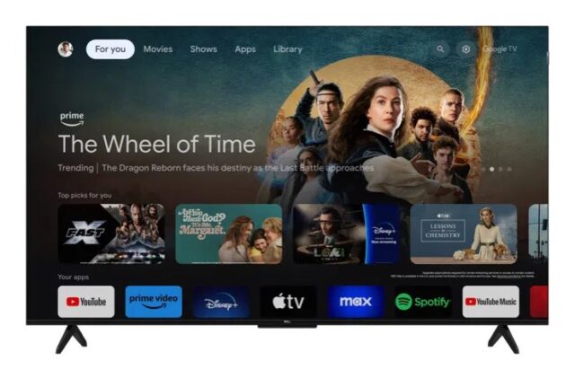 TCL T7B 55T7B TV 139.7 cm (55 ) 4K Ultra HD Smart TV Wi-Fi Black  Titanium 600 cd/m2 - imagine 10