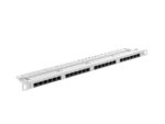 LANBERG PATCH PANEL 24 PORT 0.5U CAT.6 UTP GRAY - imagine 2