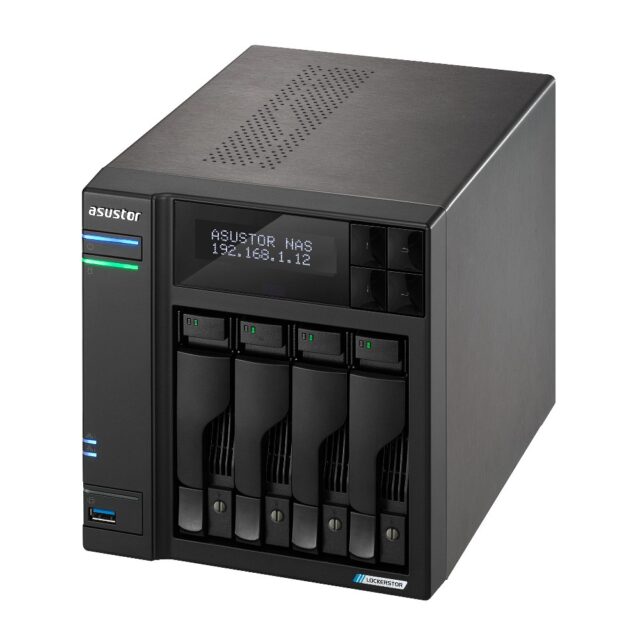 Asustor LOCKERSTOR 4 Gen2 (AS6704T) NAS Desktop Intel® Celeron® N N5105 4 GB DDR4 0 TB ADM Black - imagine 4