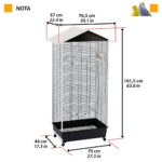 FERPLAST Nota Aviary  - 161 5 cm - imagine 2