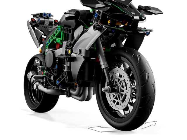 LEGO TECHNIC 42170 Kawasaki Ninja H2R - imagine 5