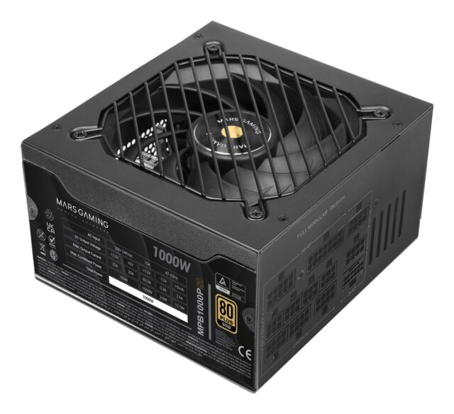 Mars Gaming MPB1000PSI power supply unit 1000 W 24-pin ATX ATX Black - imagine 3