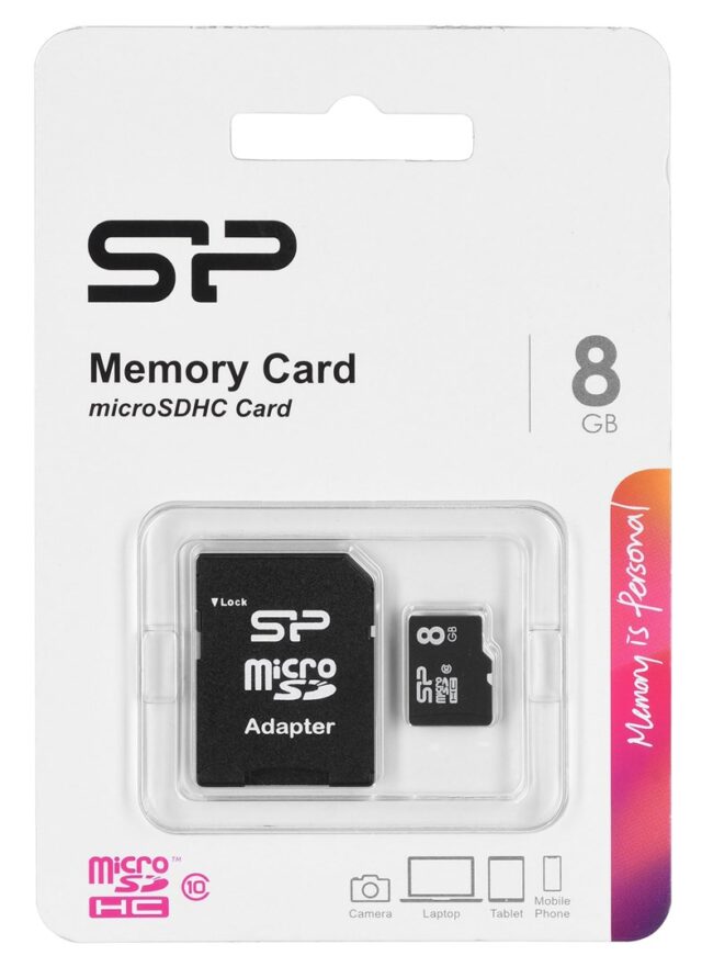 Silicon Power SP008GBSTH010V10SP memory card 8 GB MicroSDHC Class 10 - imagine 3