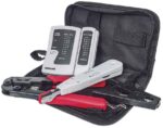 Intellinet 4-Piece Network Tool Kit  4 Tool Network Kit Composed of LAN Tester  LSA punch down tool  Crimping Tool and Cut and Stripping tool