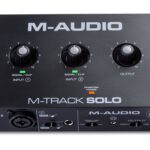 M-AUDIO M-Track Solo USB Audio interface Crystal preamplifier 16 bit 48 kHz Black