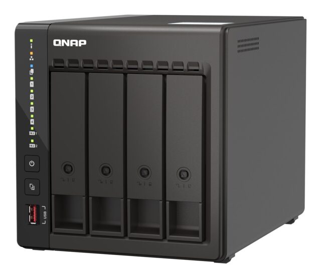 QNAP TS-453E NAS Tower Intel® Celeron® J6412 8 GB 0 TB QNAP QTS Black - imagine 7