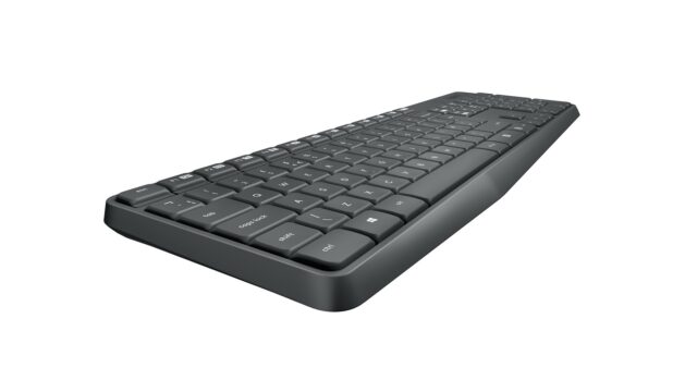 Logitech MK235 keyboard Mouse included USB QWERTY US International Grey - imagine 6