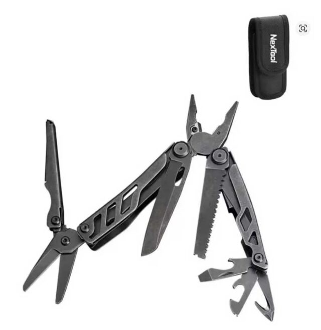NexTool Mini FLAGSHIP NE20122 10-in-1 multitool  black - imagine 2