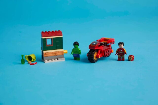 LEGO MARVEL 76287 Iron Man with Bike and The Hulk - imagine 9
