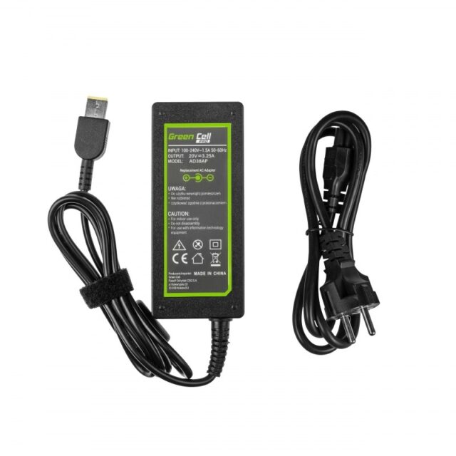 Green Cell AD38AP power adapter/inverter Indoor 65 W Black - imagine 2