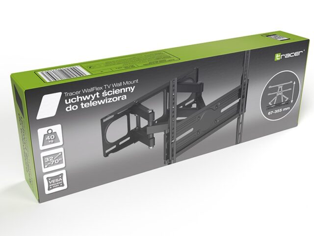 Tracer WallFlex LCD/LED TV Mount  Black - imagine 8