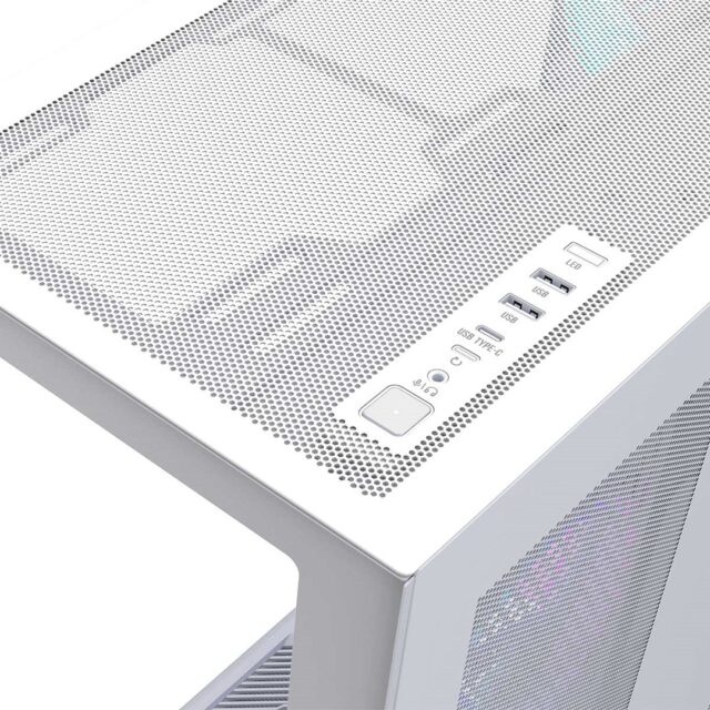 MODECOM Volcano SPACE XL ARGB FULL TOWER 5F White - imagine 5