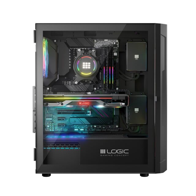 Logic ARAMIS ARGB MINIDI USB 3.0 Case Black - imagine 11