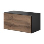 Cama full storage cabinet ROCO RO3 75/37/39 antracite/wotan oak