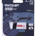 Patriot Rage Prime 600 MB/S 256 GB USB 3.2 8K IOPS