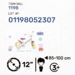 Children's bicycle TOIMSA TOI1198 12  Peppa Pig - imagine 2