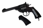 WEBLEY MKVI .455 Police cal.4.5 mm Diabolo cartridge 6-shot barrel 4’ CO2 Black Ekp to17J - imagine 4