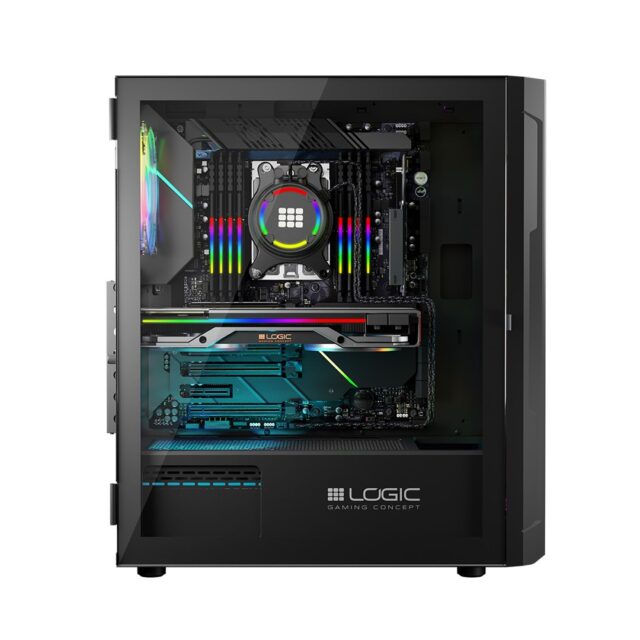 Logic ARAMIS ARGB MINIDI USB 3.0 Case Black - imagine 16