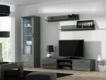 Cama TV stand SOHO 180 grey/grey gloss - imagine 3