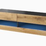 Cama TV stand VIGO NEW 30/140/40 black/wotan oak