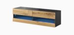 Cama TV stand VIGO NEW 30/140/40 black/wotan oak