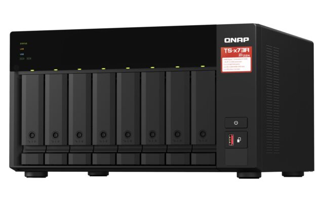 QNAP TS-873A NAS Tower Ryzen Embedded V1500B 8 GB DDR4 0 TB QNAP Turbo System Black - imagine 6