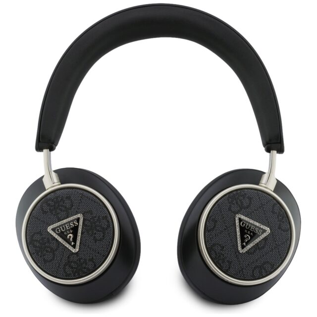 Headphones Guess 4G Triangle Logo Bluetooth ENC black - imagine 3