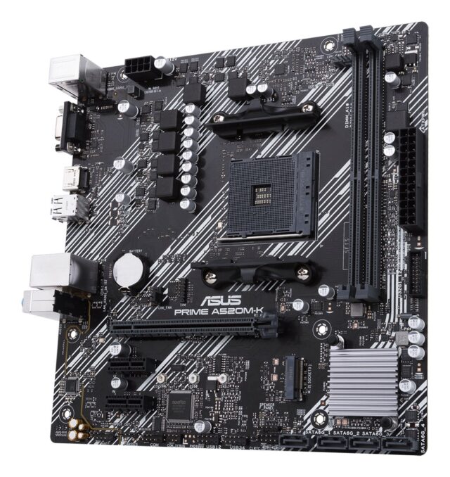 ASUS PRIME A520M-K AMD A520 micro  ATX - imagine 5