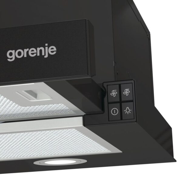 Gorenje TH62E4BG Semi built-in (pull out) Black 450 m3/h - imagine 5