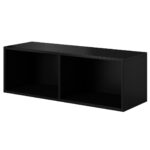 Cama open storage cabinet ROCO RO2 112/37/37 black