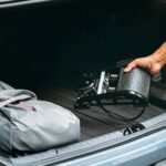 Rockbros 42430001001 black foot pump with display - imagine 4