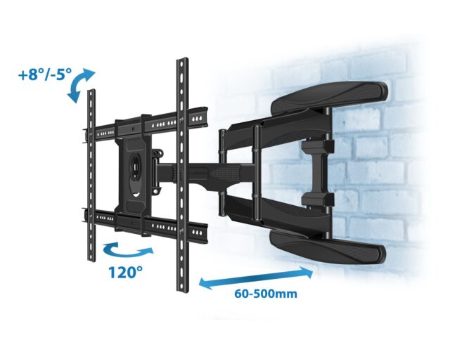 Esperanza ERW021 CRONOS 2.16 m (85 ) TV mount Black - imagine 3