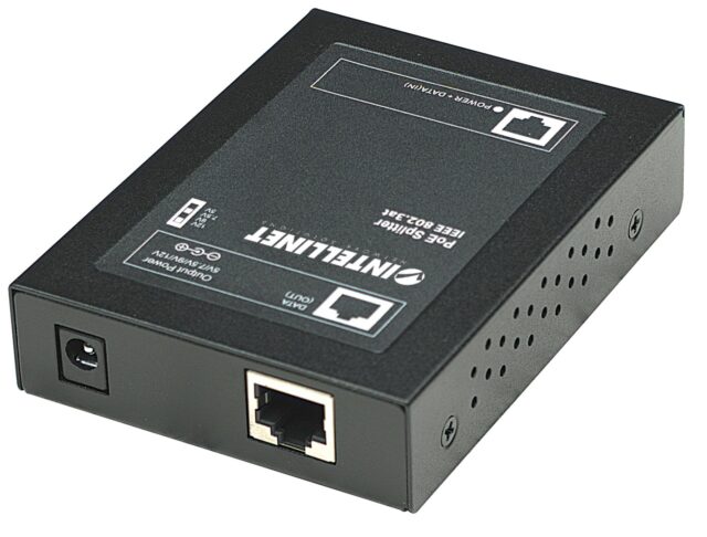 Intellinet Power over Ethernet (PoE+) Splitter  IEEE802.3at  5  7.5  9 or 12 V DC output voltage - imagine 5