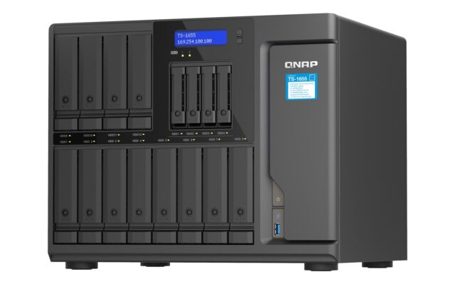 QNAP TS-1655 NAS Tower Ethernet LAN Black C5125 - imagine 8