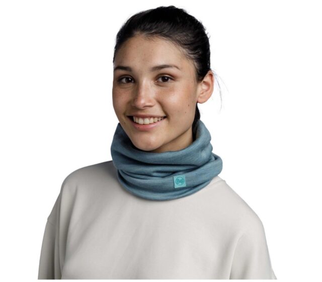 BUFF Multifunctional Sling MERINO HEAVYWEIGHT NECK WARMER SOLID POOL. - imagine 3