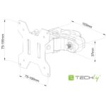 Techly ICALCD100BK Black Desk - imagine 3