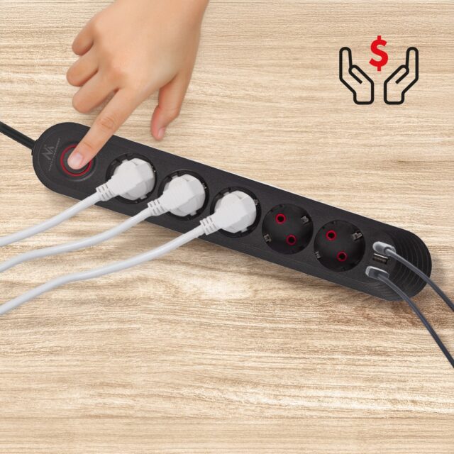 MACLEAN POWER STRIP  5 SOCKET EXTENSION MCE395 B - imagine 12