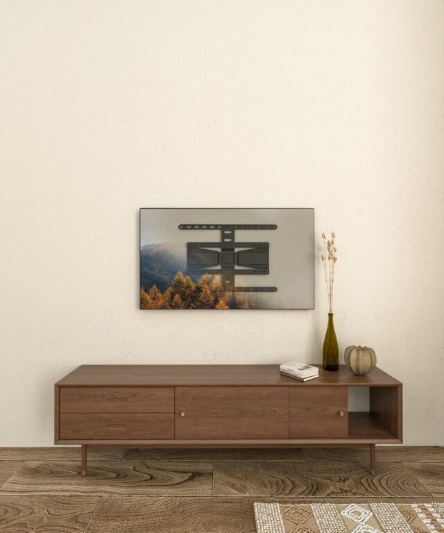 Gembird WM-90ST-02 Full-motion TV wall mount  43”-90”  black - imagine 7