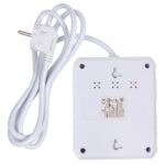 Maclean power strip  extension cord 2 sockets + 3xUSB  110-240V AC 50/60Hz  2.1A max 2500W  1.5m  white  MCE387 W - imagine 4