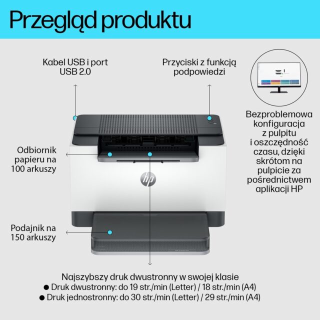 HP LaserJet M209d Printer - imagine 18