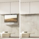 Maclean electric ceiling/floor mount  extendable  43''-88''  VESA 600x400  max 60kg  100-240V AC 50/60Hz - imagine 8